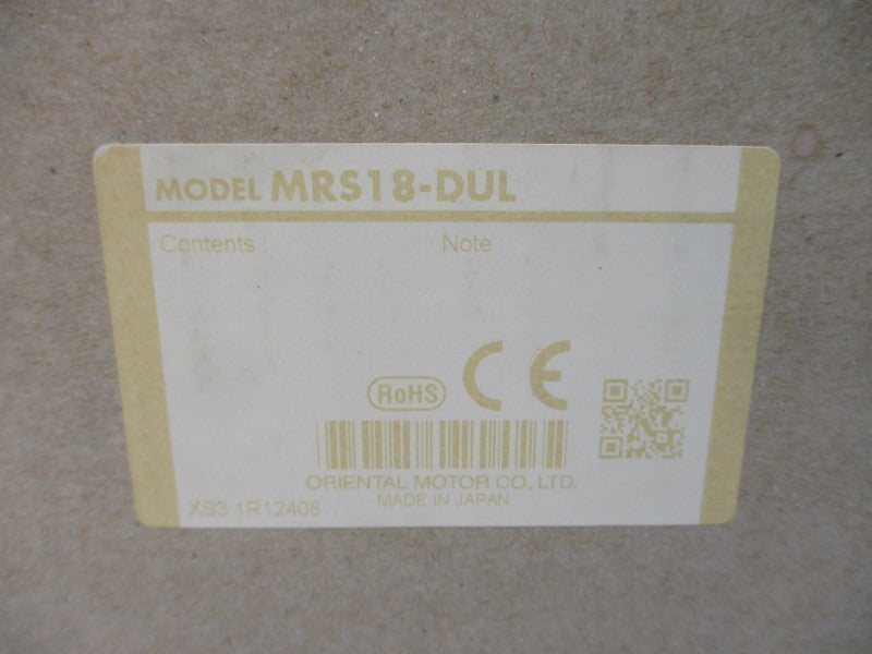 ORIENTAL MOTOR MRS18-DUL 200/230VAC 0.4/0.5A NSMP