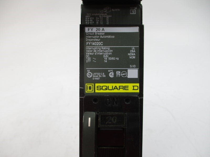SQUARE D FY14020C SER. 2 120/277V 20A NSMP