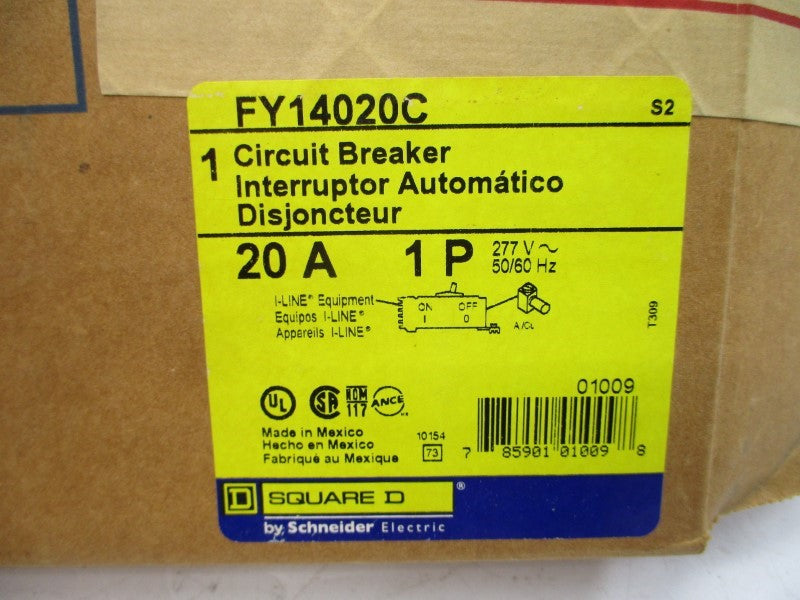 SQUARE D FY14020C SER. 2 120/277V 20A NSMP
