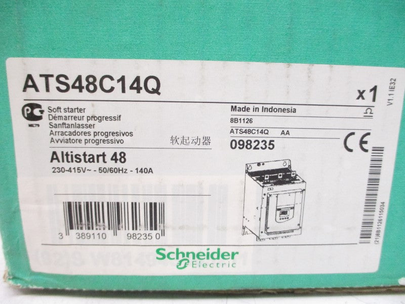 SCHNEIDER ELECTRIC ATS48C14Q 230-415V 140A NSMP