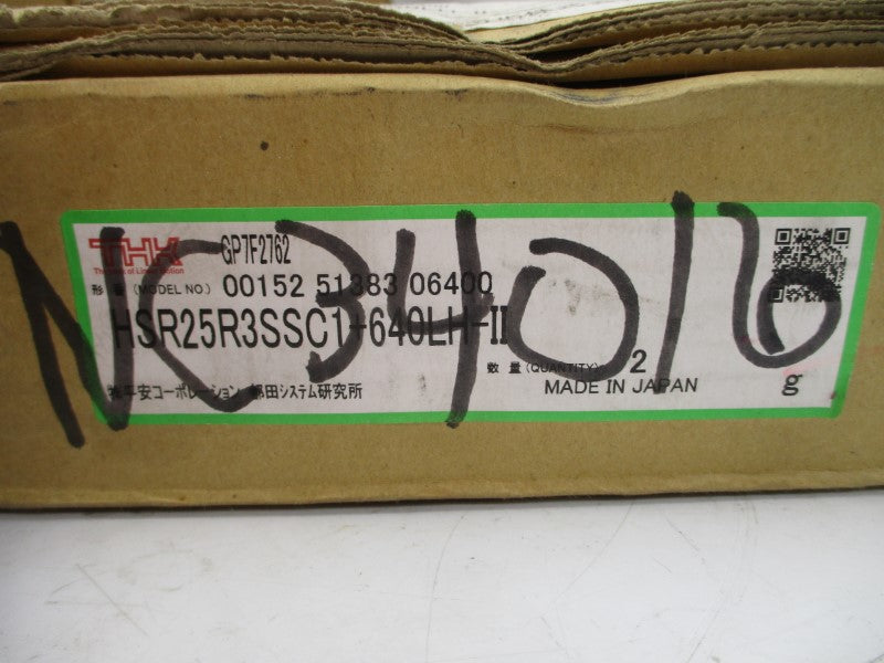 THK HSR25R3SSC1+640LH-II (PKG OF 2) NSMP