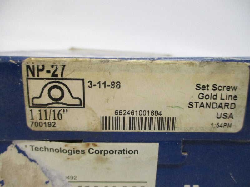 SEALMASTER NP-27 700192 1-11/16" NSMP