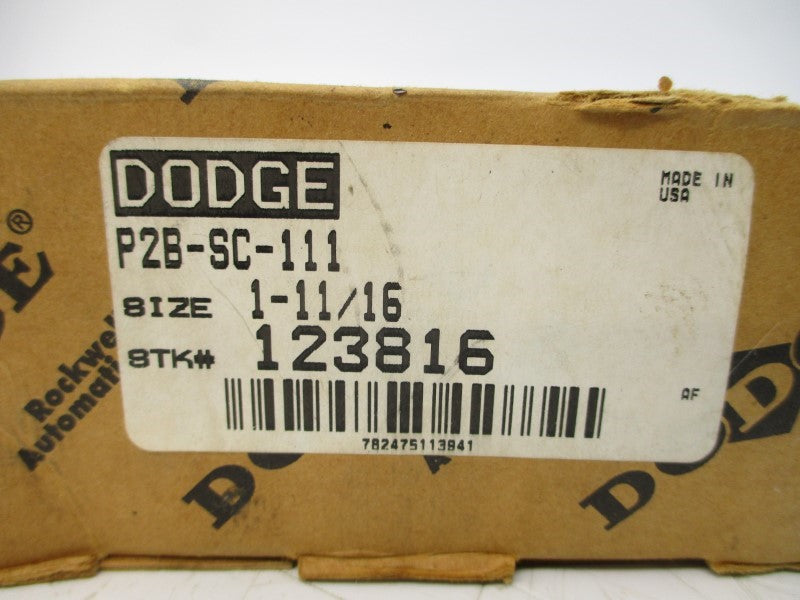 DODGE 123816 P2B-SC-111 1-11/16" NSMP