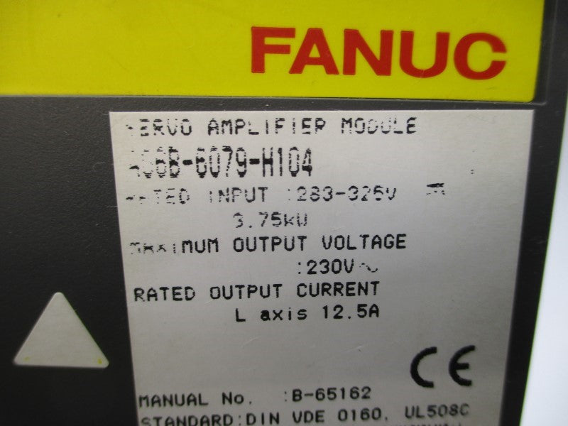 FANUC A06B-6079-H104 283-326V 12.5A (AS PICTURED) UNMP