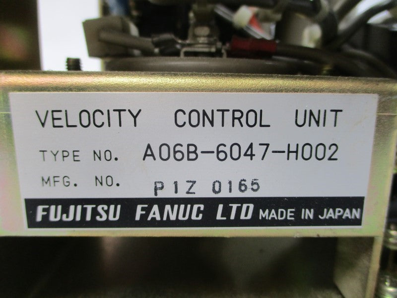 FUJITSU FANUC A06B-6047-H002 P1Z0165 UNMP