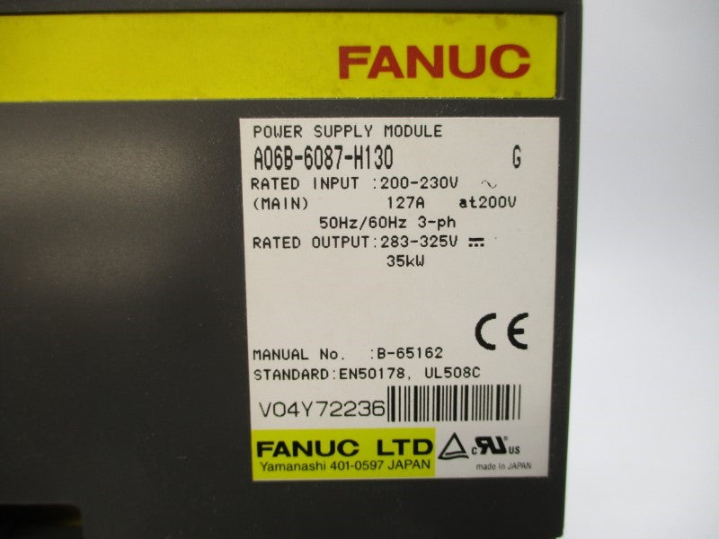 FANUC A06B-6087-H130 200-230V 127A NSNP