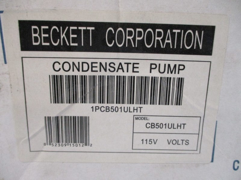 BECKETT CB501ULHT U85B1 115V 4.0A NSMP