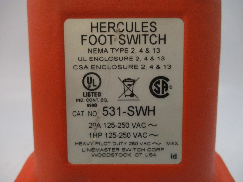 HERCULES 531-SWH 125-250VAC 20A NSMP