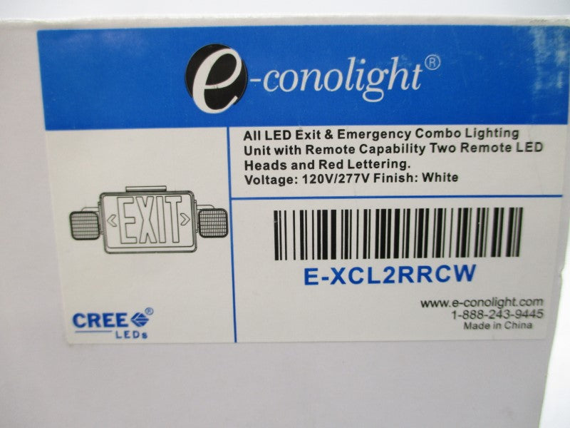 E-CONOLIGHT E-XCL2RRCW 120/277V NSMP