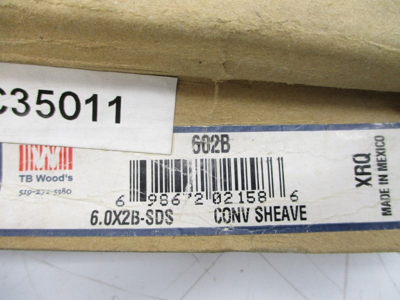 TB WOODS 602B 6.0X2B-SDS NSMP