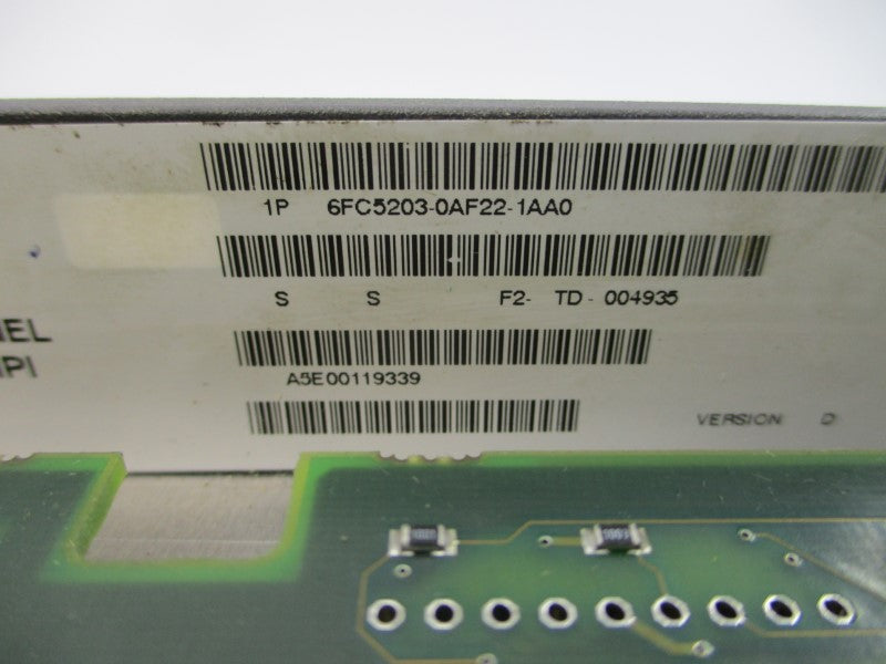 SIEMENS 6FC5203-0AF22-1AA0 UNMP
