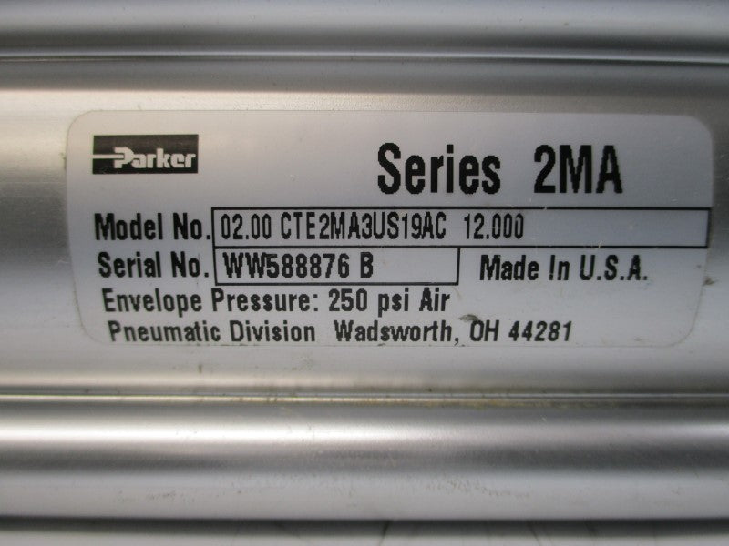 PARKER 02.00CTE2MA3US19AC12.000 250PSI NSNP