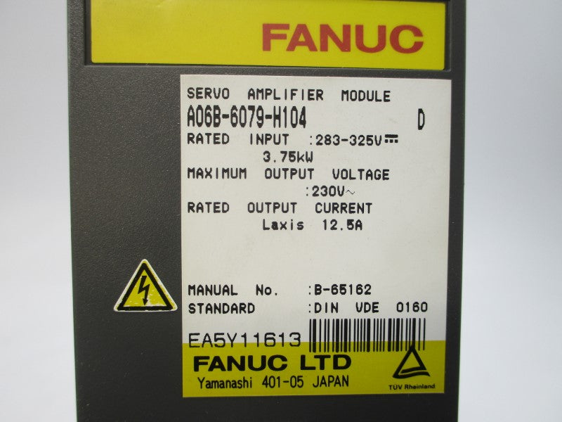 FANUC A06B-6079-H104 283-325V 12.5A NSNP