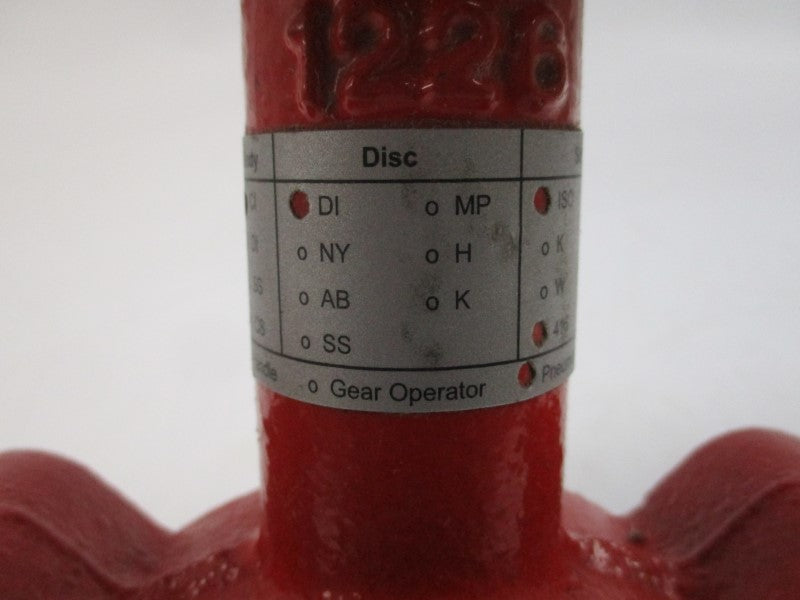 FLOW LINE CONTROLS CI-DI-ISO-416-EPDM SERIES 71 120PSI NSNP