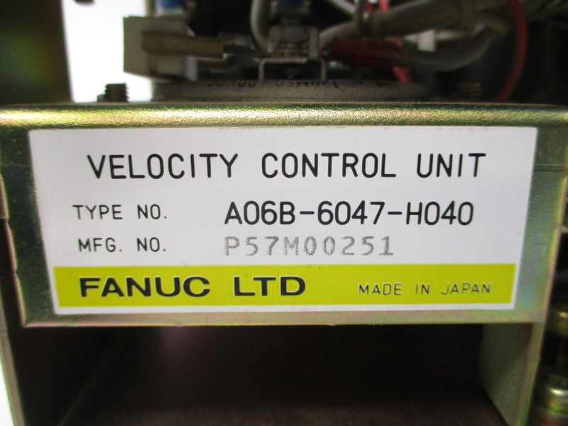 FANUC A06B-6047-H040 UNMP