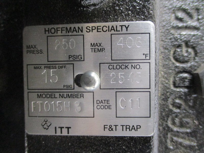ITT FT015H-3 499000 250PSI 3/4" NSMP
