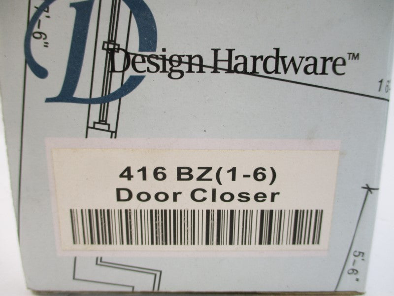 DESIGN HARDWARE 416BZ(1-6) NSMP