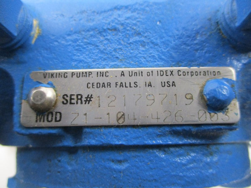 VIKING PUMP Z1-104-426-003 208-230/460V 3.38-3.12/1.56A NSNP