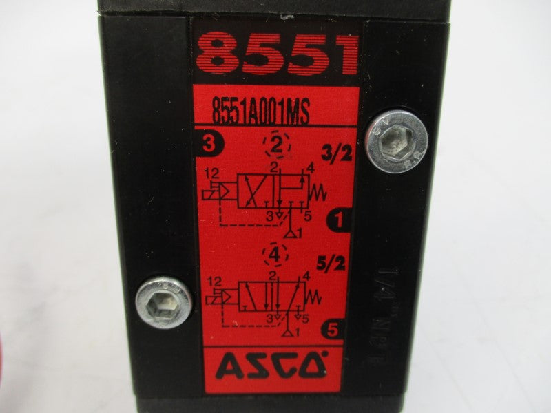 ASCO 8551A001MS 110/120V 30-150PSI 1/4" NSMP