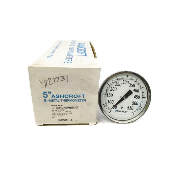 ASHCROFT 50EI60E060 50/550'F 5" NSMP