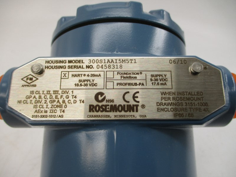 ROSEMOUNT 3051S1TG2A2E11A1AI5M5T1B4 10.5-30VDC 0-150PSI NSMP