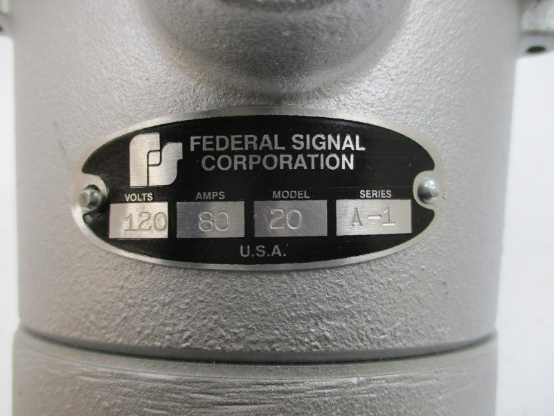 FEDERAL SIGNAL 20-120-1 SER. A1 120V 80A (GRAY) NSMP