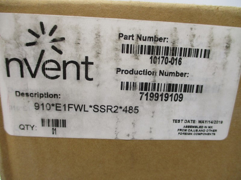 NVENT 10170-016 910*E1FWL*SSR2*485 120-277VAC 30A NSMP
