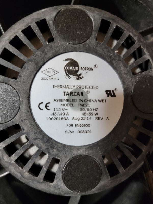 COMAIR ROTRON 19020169A TNE2C 115V .45/.49A REV. A NSNP