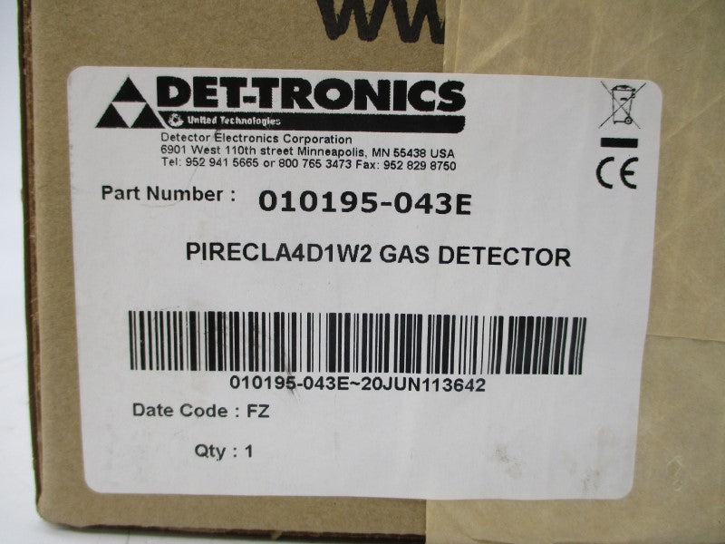 DET-TRONICS 010195-043E PIRECLA4D1W2 NSFS