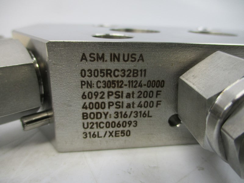 ROSEMOUNT C30512-1124-0000 0305RC32B11L4 4000-6092PSI NSMP
