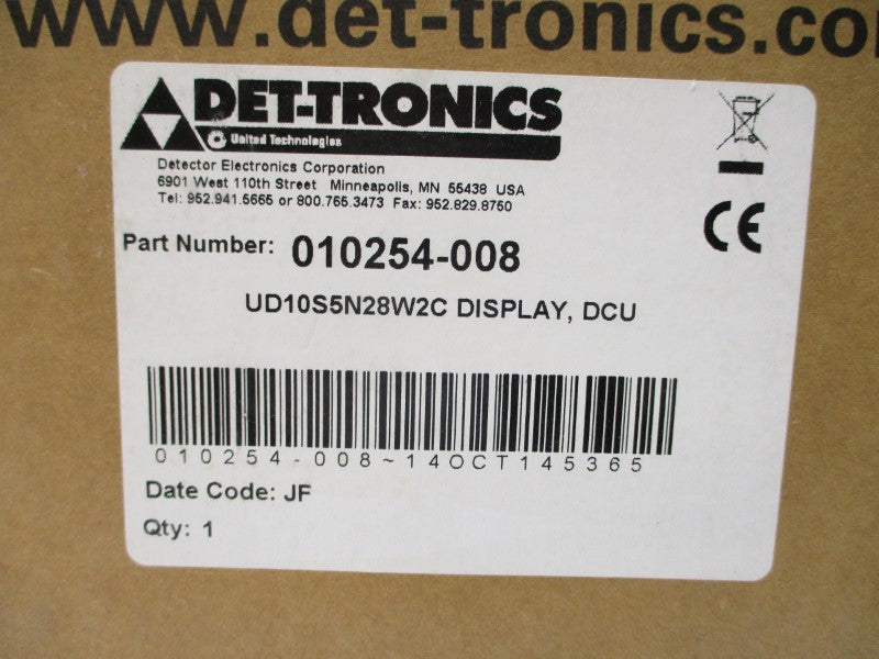 DET-TRONICS 010254-008 UD10S5N28W2C 18-30VDC NSMP
