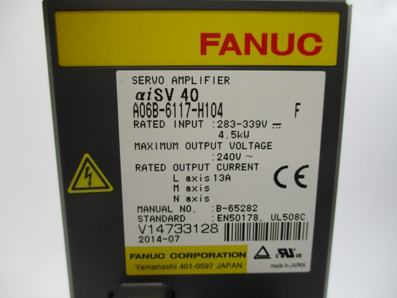 FANUC A06B-6117-H104 283-339V 13A NSMP