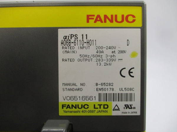 FANUC A06B-6110-H011 200-240V 49A UNMP