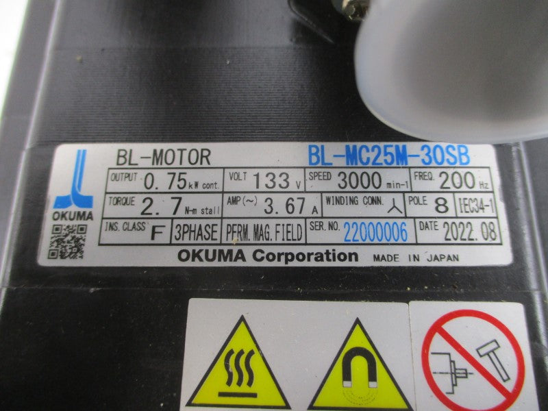 OKUMA BL-MC25M-30SB 133V 3.67A NSNP