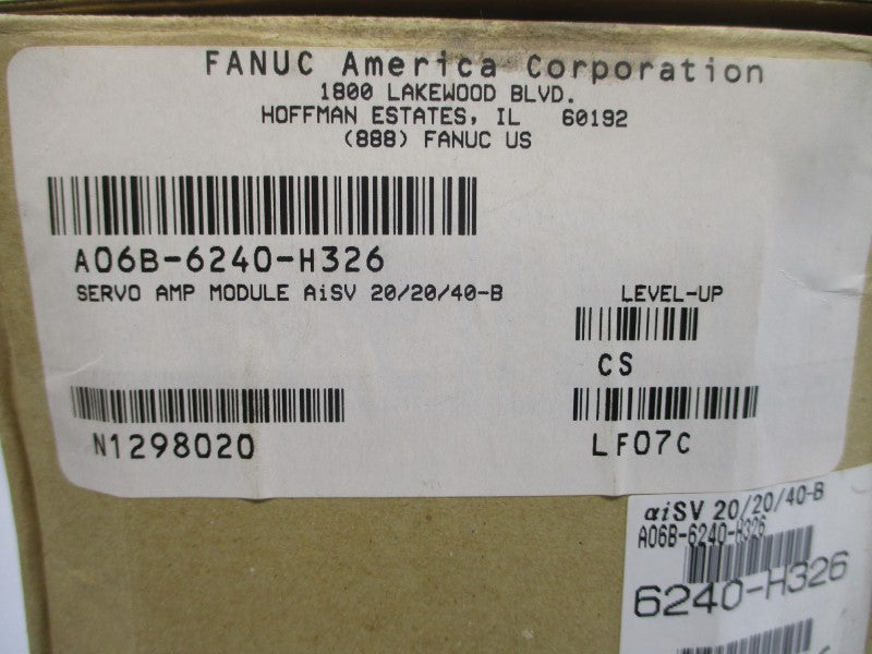 FANUC A06B-6240-H326 283-339V 34A NSMP
