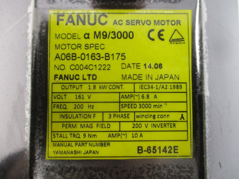 FANUC A06B-0163-B175 161VAC 6.8A NSNP