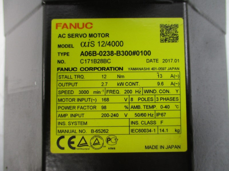 FANUC A06B-0238-B300#0100 168VAC 9.6/13A NSNP