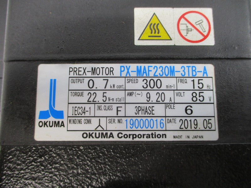OKUMA PX-MAF230M-3TB-A 85V 9.20A NSNP