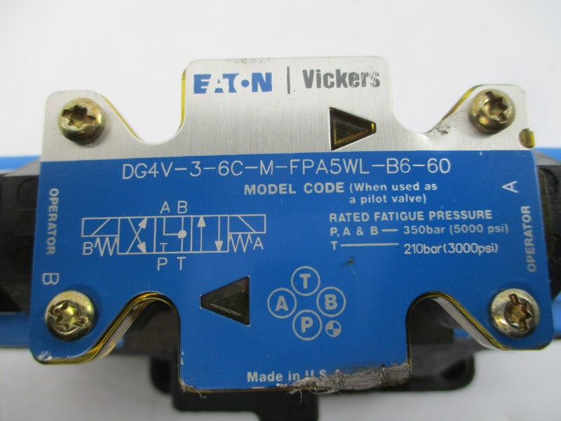 VICKERS DG5V-8-H-6C-T-M-FPA5WL-B-10 110/120V 5000PSI NSNP