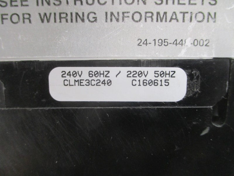 SIEMENS CLM0E02240 220/240VAC 100A NSNP