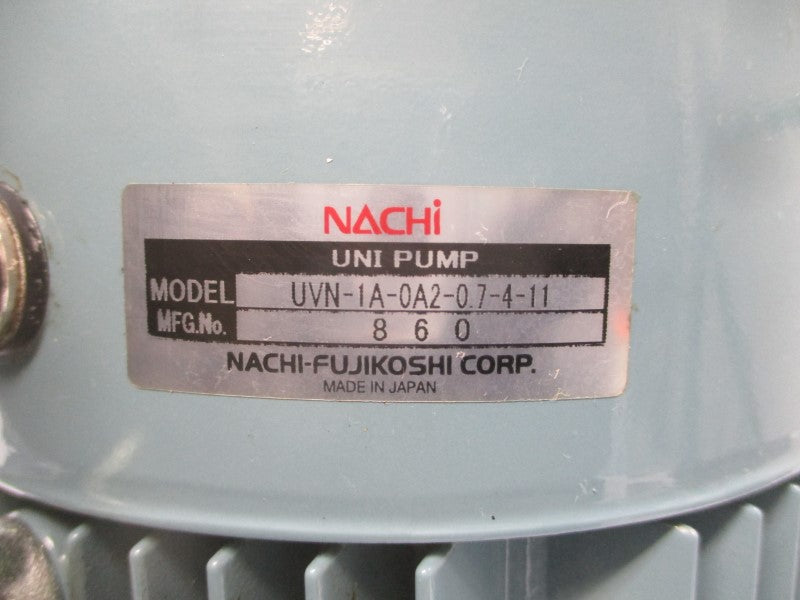 NACHI UVN-1A-0A2-0.7-4-11 200/220V 3.9/3.5A NSNP