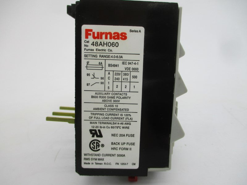 FURNAS 48AH060 SER. A 500V 4.0-6.0A NSMP