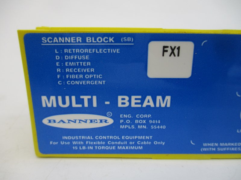 BANNER ENGINEERING SBFX1 16652 (AS PICTURED) NSMP