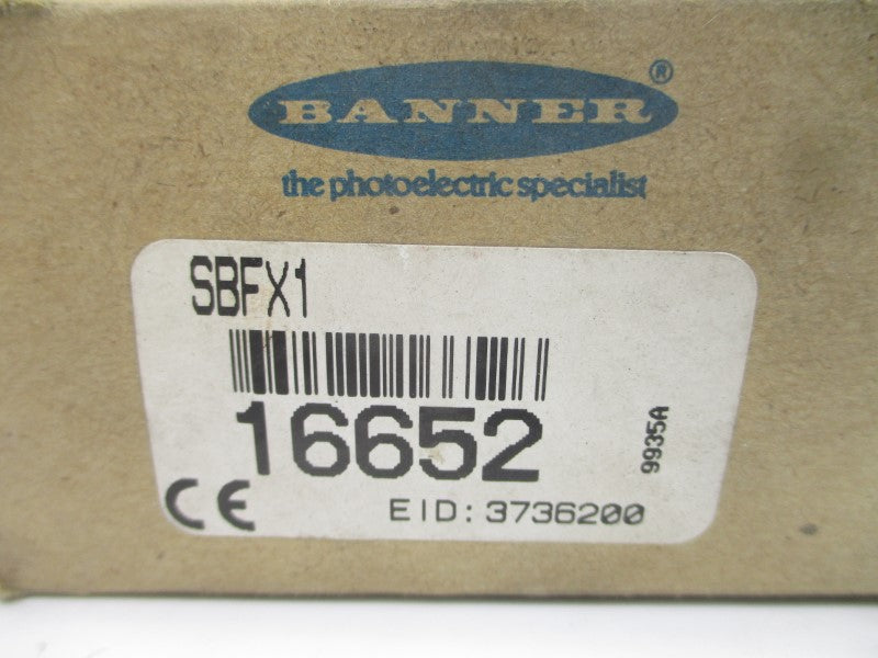 BANNER ENGINEERING SBFX1 16652 (AS PICTURED) NSMP