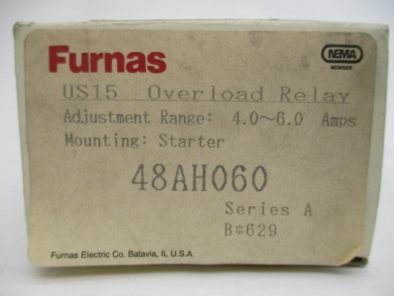 FURNAS 48AH060 SER. A 500V 4.0-6.0A NSMP