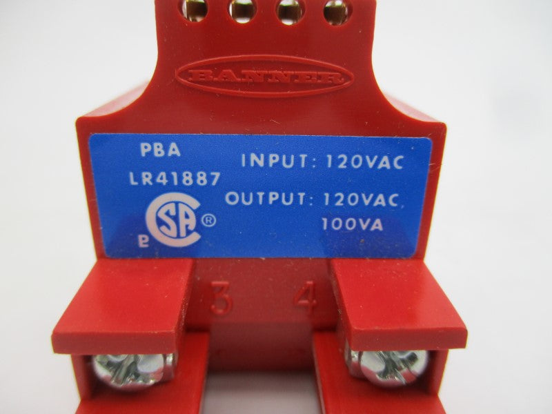 BANNER ENGINEERING PBA LR41887 120VAC NSNP