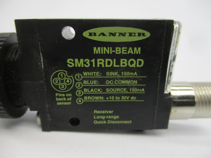 BANNER ENGINEERING SM31RDLBQD 10-30VDC NSNP