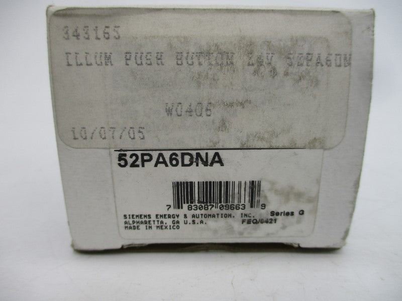 FURNAS 52PA6DNA SER. G 24VAC/DC NSMP