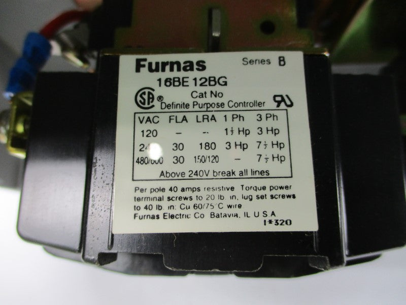 FURNAS 16BE12BG 480/600VAC 30A NSNP