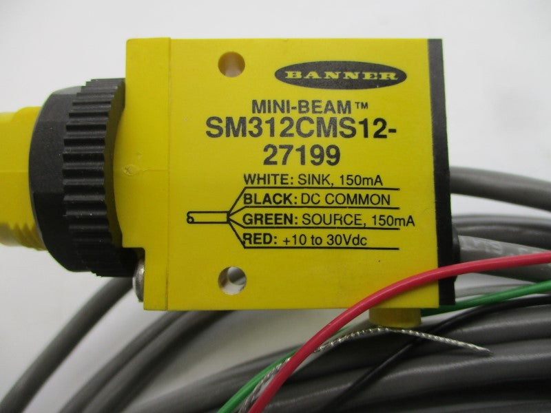 BANNER ENGINEERING SM312CMS12-27199 10-30VDC NSNP